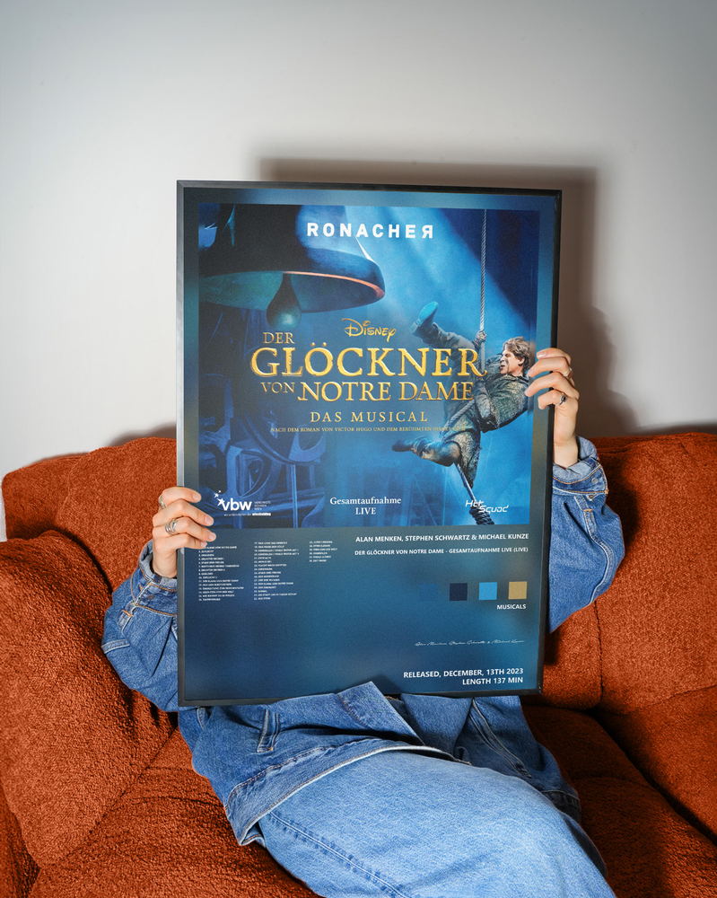 Music poster: Alan Menken Stephen Schwartz Michael Kunze - Der Glöckner von Notre Dame - Gesamtaufnahme Live Live