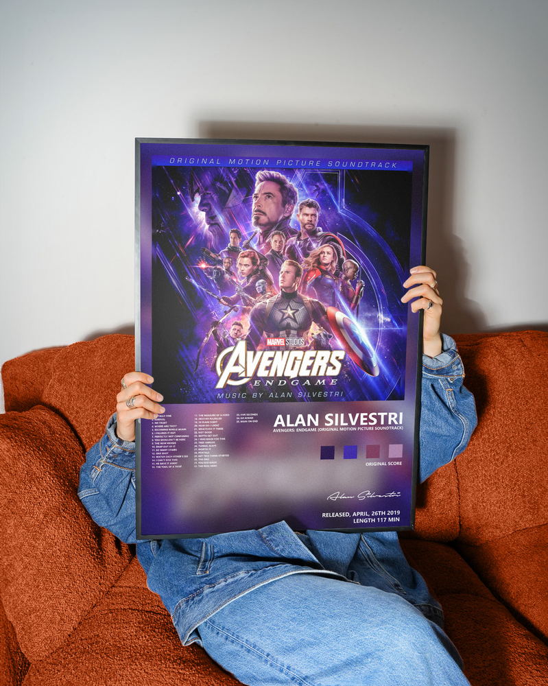Music poster: Alan Silvestri - Avengers Endgame Original Motion Picture Soundtrack