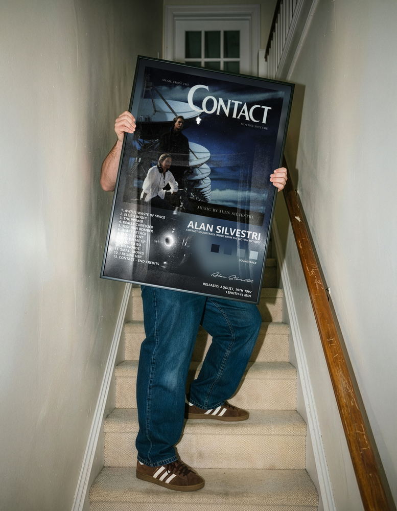 Music poster: Alan Silvestri - Contact Soundtrack Music from the Motion Picture