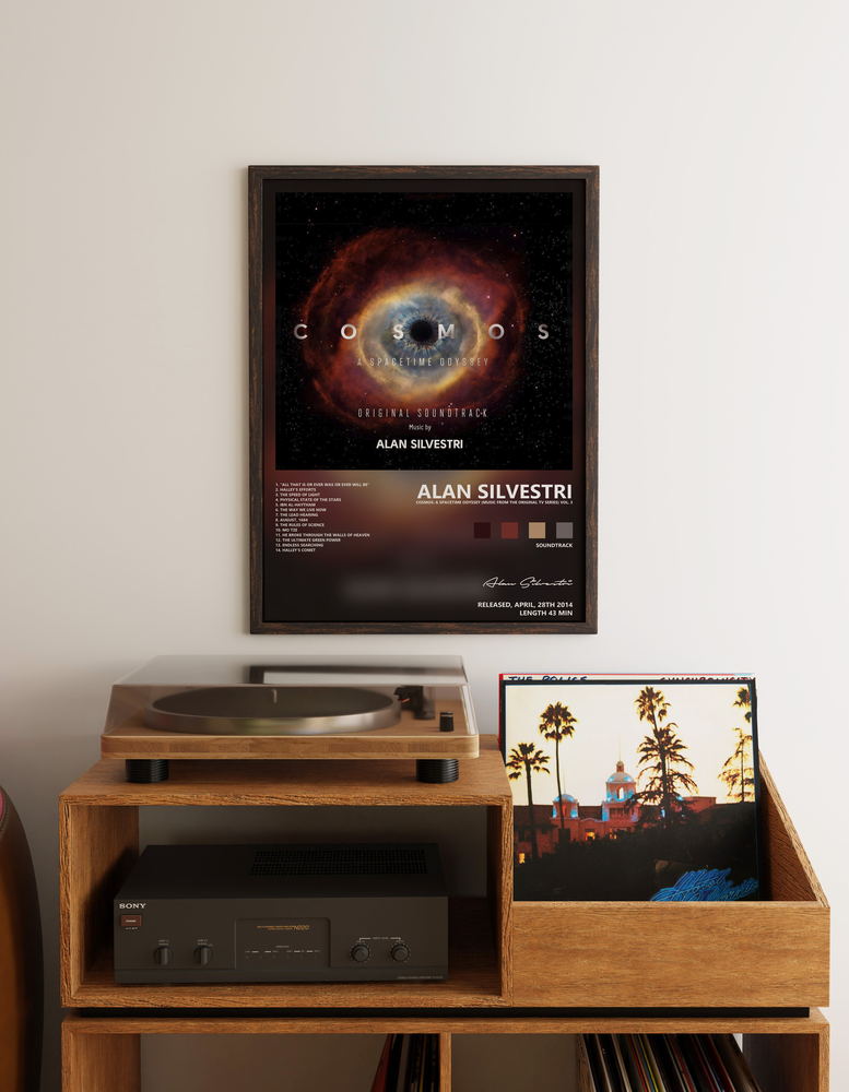 Music poster: Alan Silvestri - Cosmos A SpaceTime Odyssey Music from the Original TV Series Vol 3