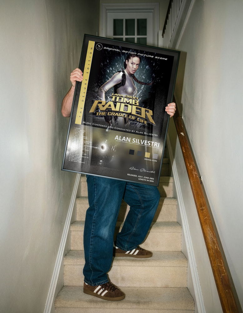 Music poster: Alan Silvestri - Lara Croft Tomb Raider - Cradle of Life Original Motion Picture Score Deluxe Edition