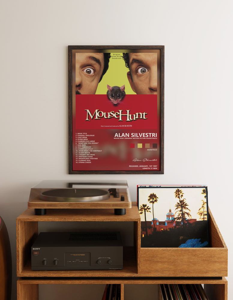 Music poster: Alan Silvestri - Mouse Hunt Original Motion Picture Soundtrack