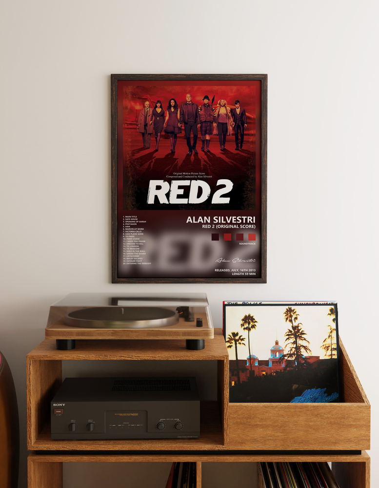 Music poster: Alan Silvestri - Red 2 Original Score