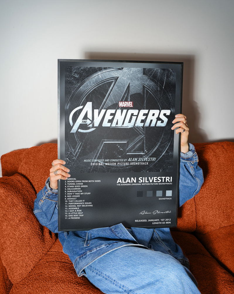 Music poster: Alan Silvestri - The Avengers Original Motion Picture Soundtrack
