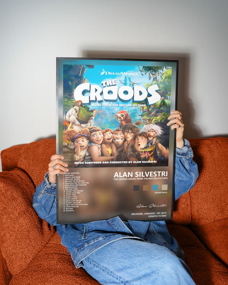 Music poster: Alan Silvestri - The Croods Music from the Motion Picture