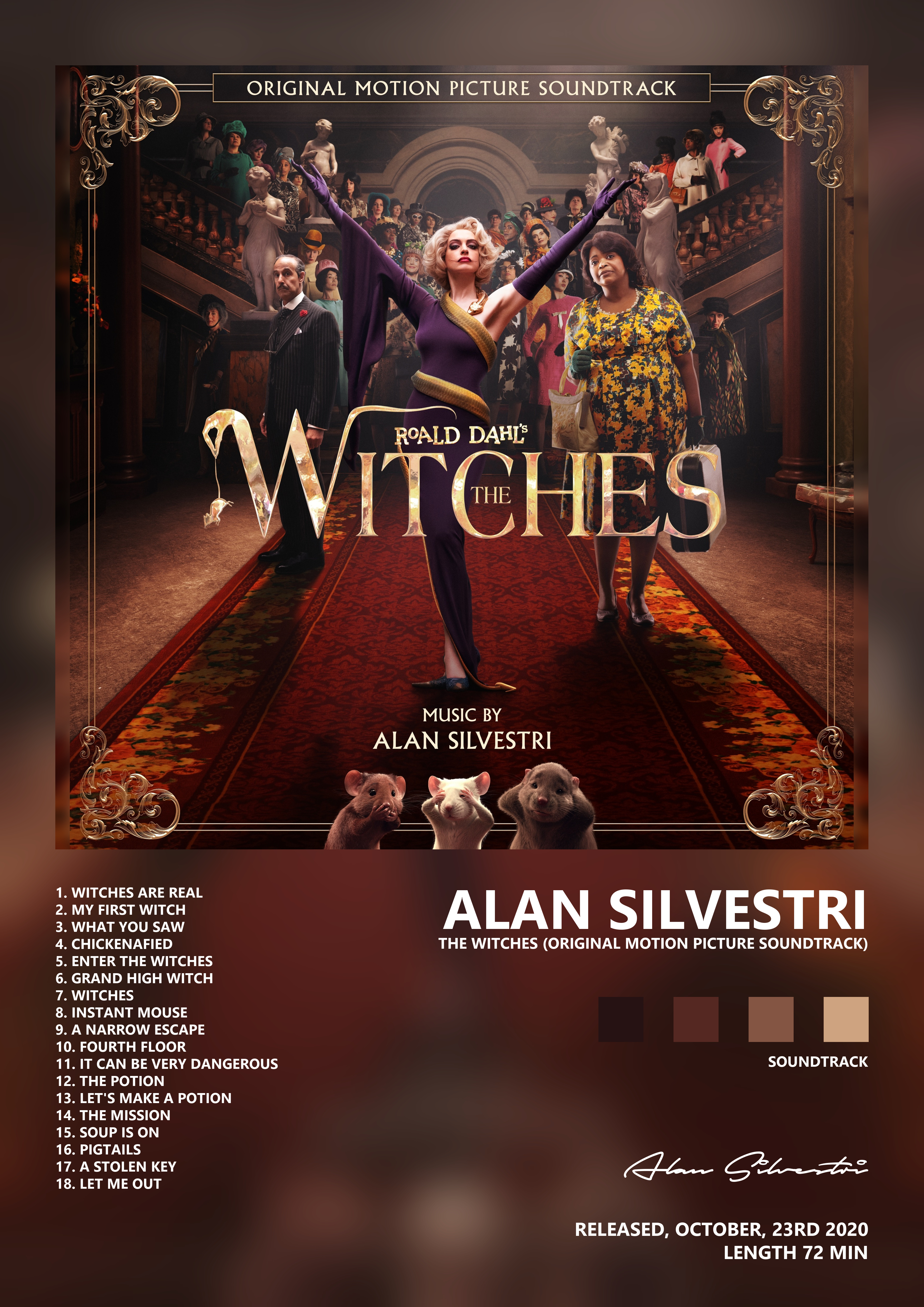 Music poster: Alan Silvestri - The Witches Original Motion Picture Soundtrack