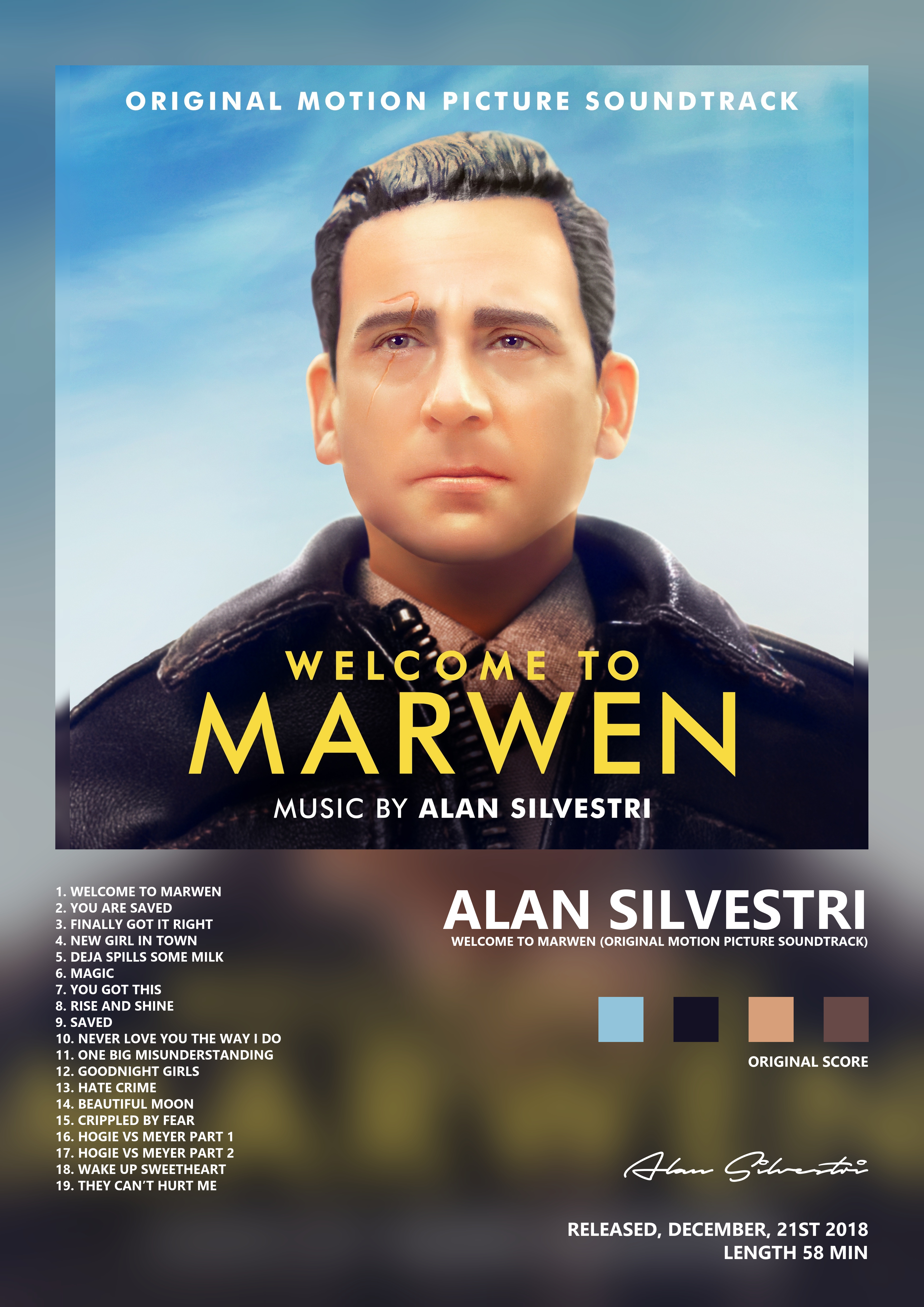 Music poster: Alan Silvestri - Welcome to Marwen Original Motion Picture Soundtrack