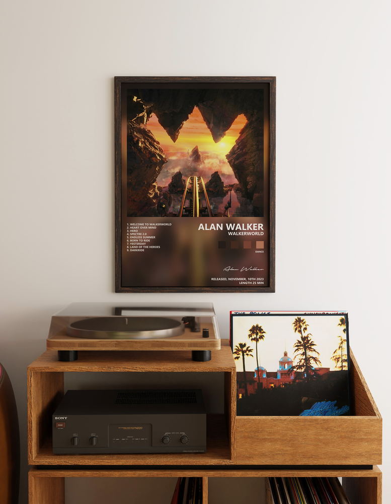 Music poster: Alan Walker - Walkerworld