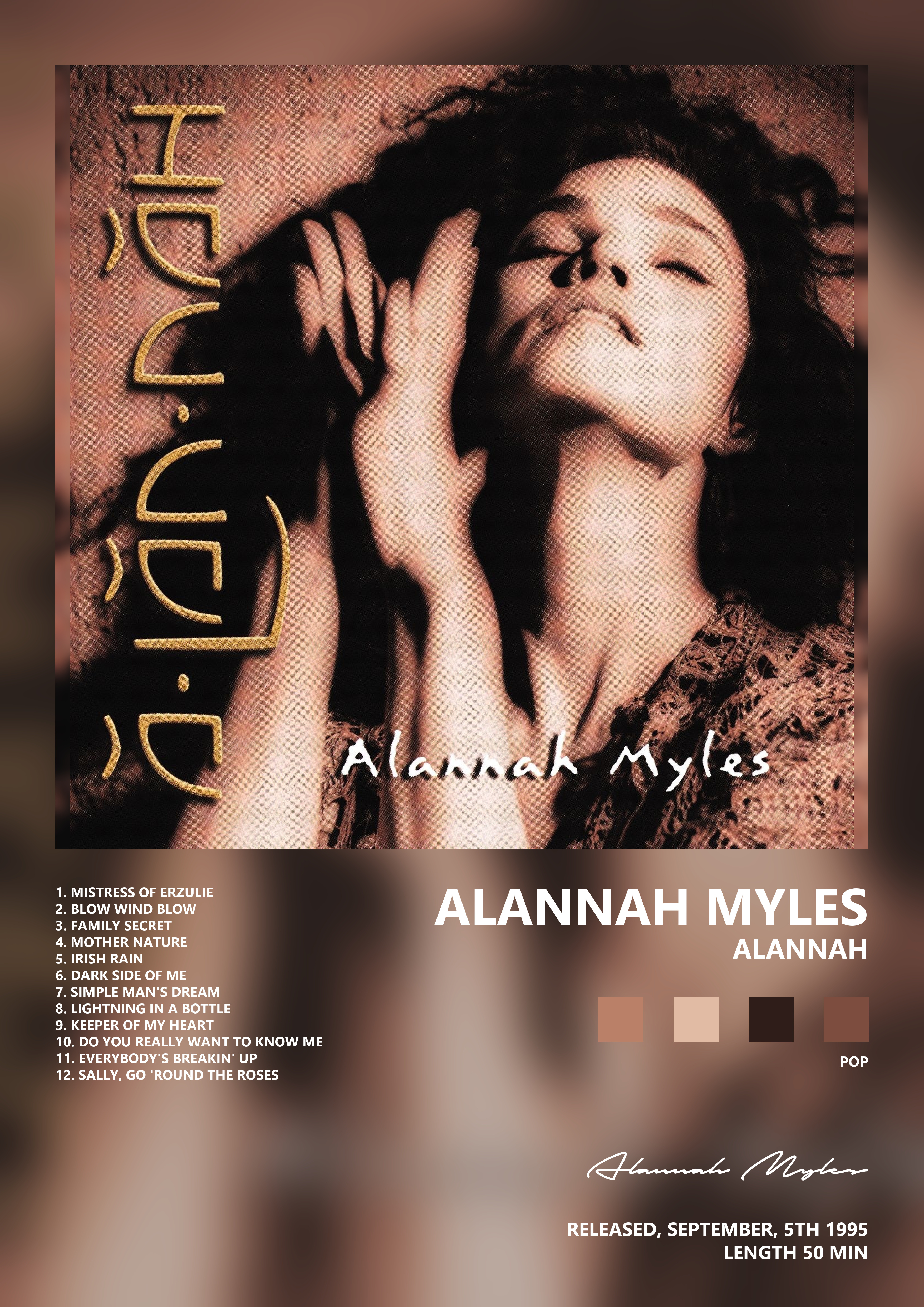 Music poster: Alannah Myles - Alannah