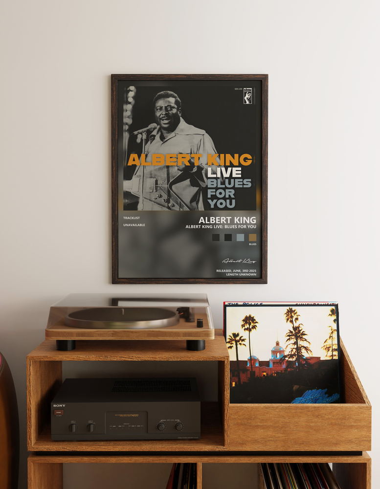 Music poster: Albert King - Albert King Live Blues For You