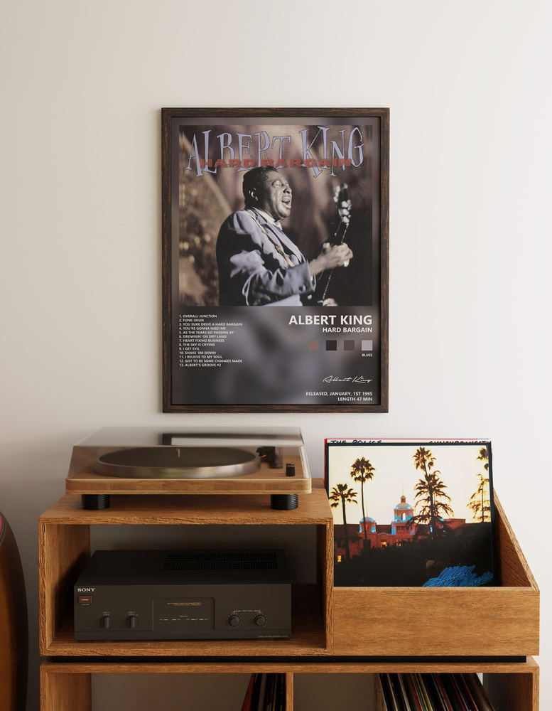 Music poster: Albert King - Hard Bargain