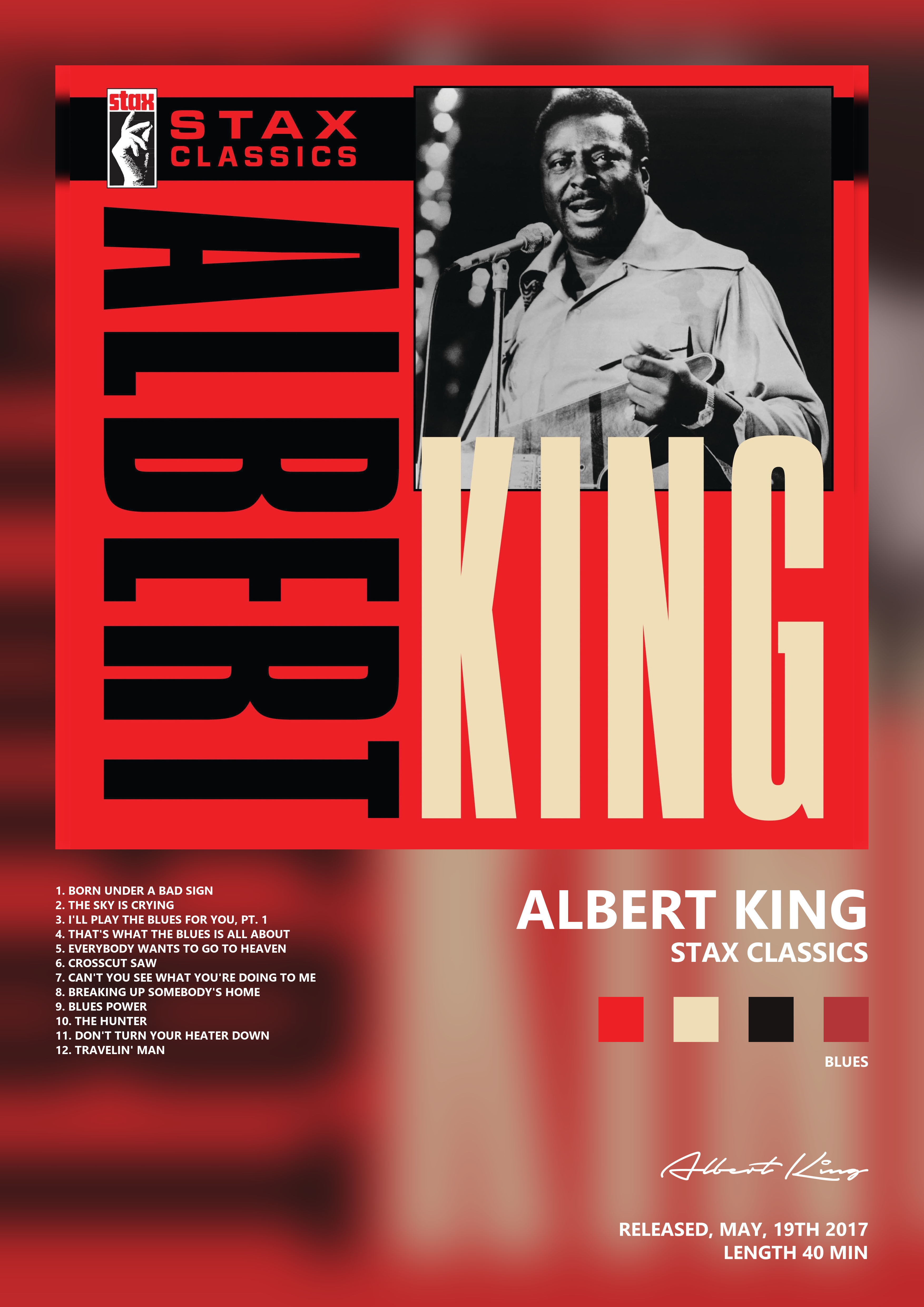 Music poster: Albert King - Stax Classics