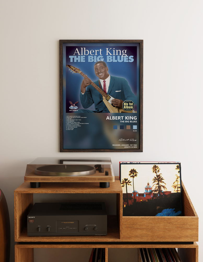 Music poster: Albert King - The Big Blues