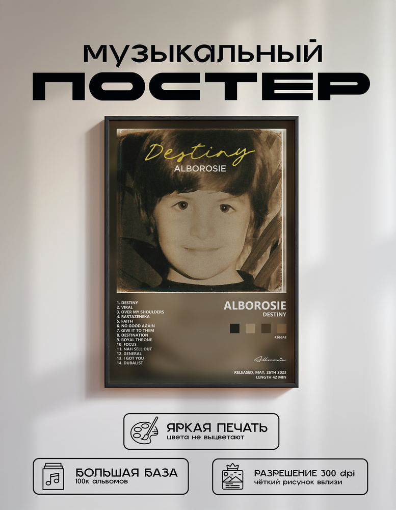 Music poster: Alborosie - Destiny