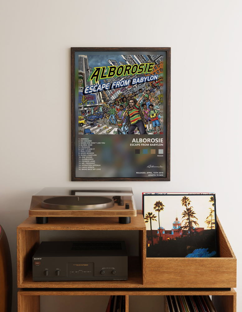 Music poster: Alborosie - Escape from Babylon
