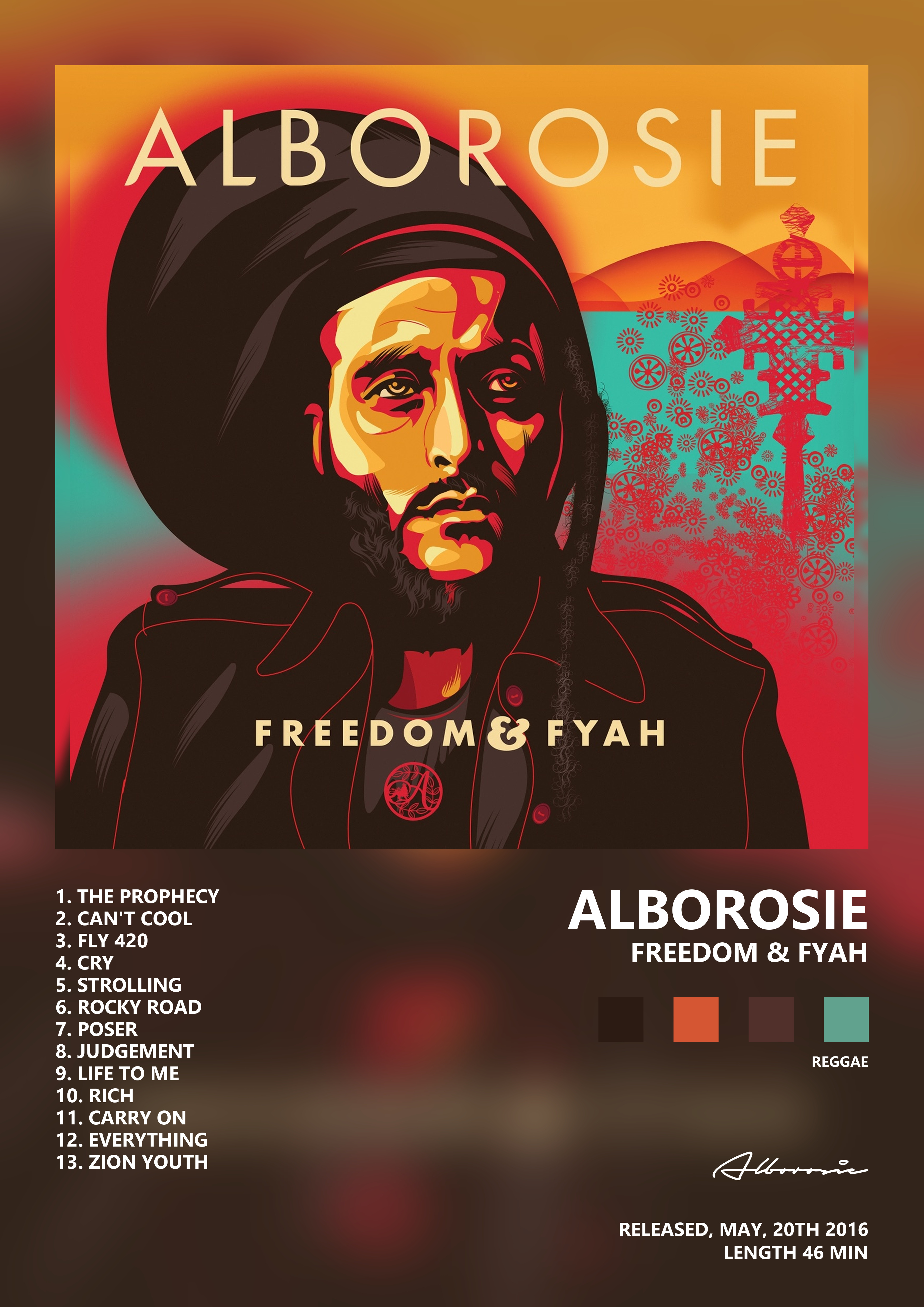 Music poster: Alborosie - Freedom Fyah