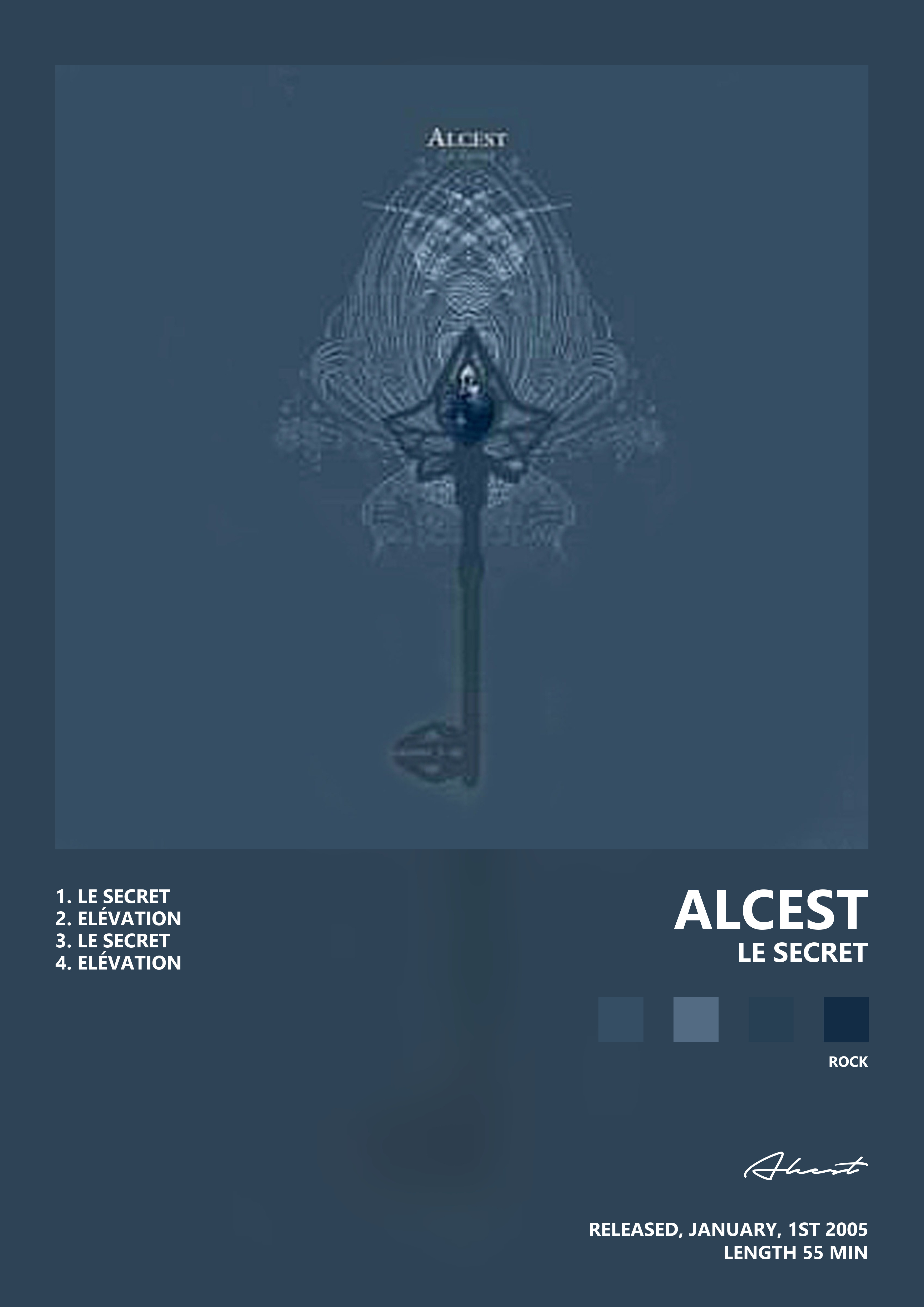 Music poster: Alcest - Le Secret
