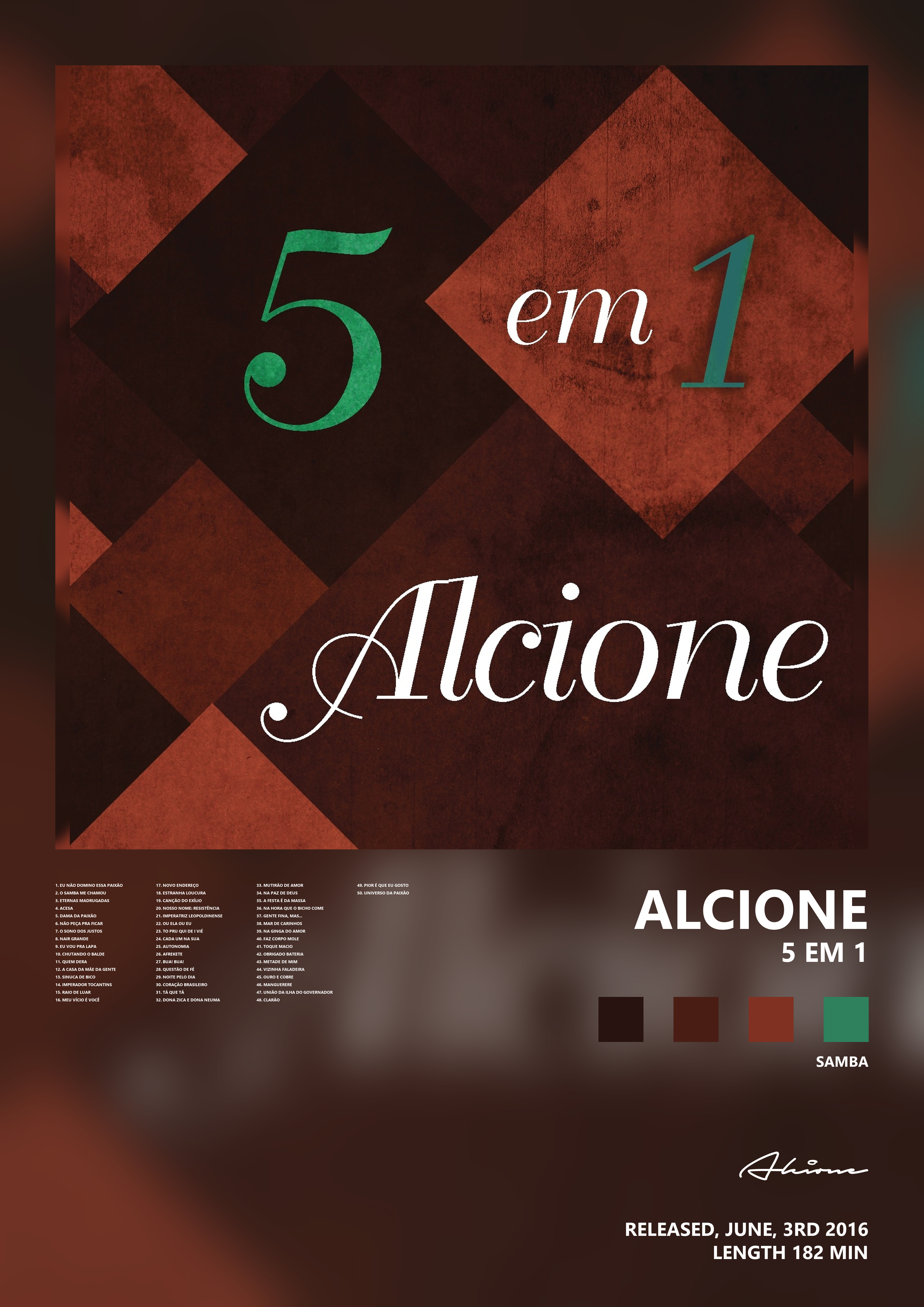 Music poster: Alcione - 5 em 1