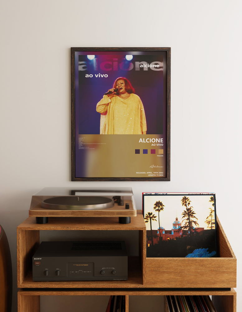 Music poster: Alcione - Ao vivo