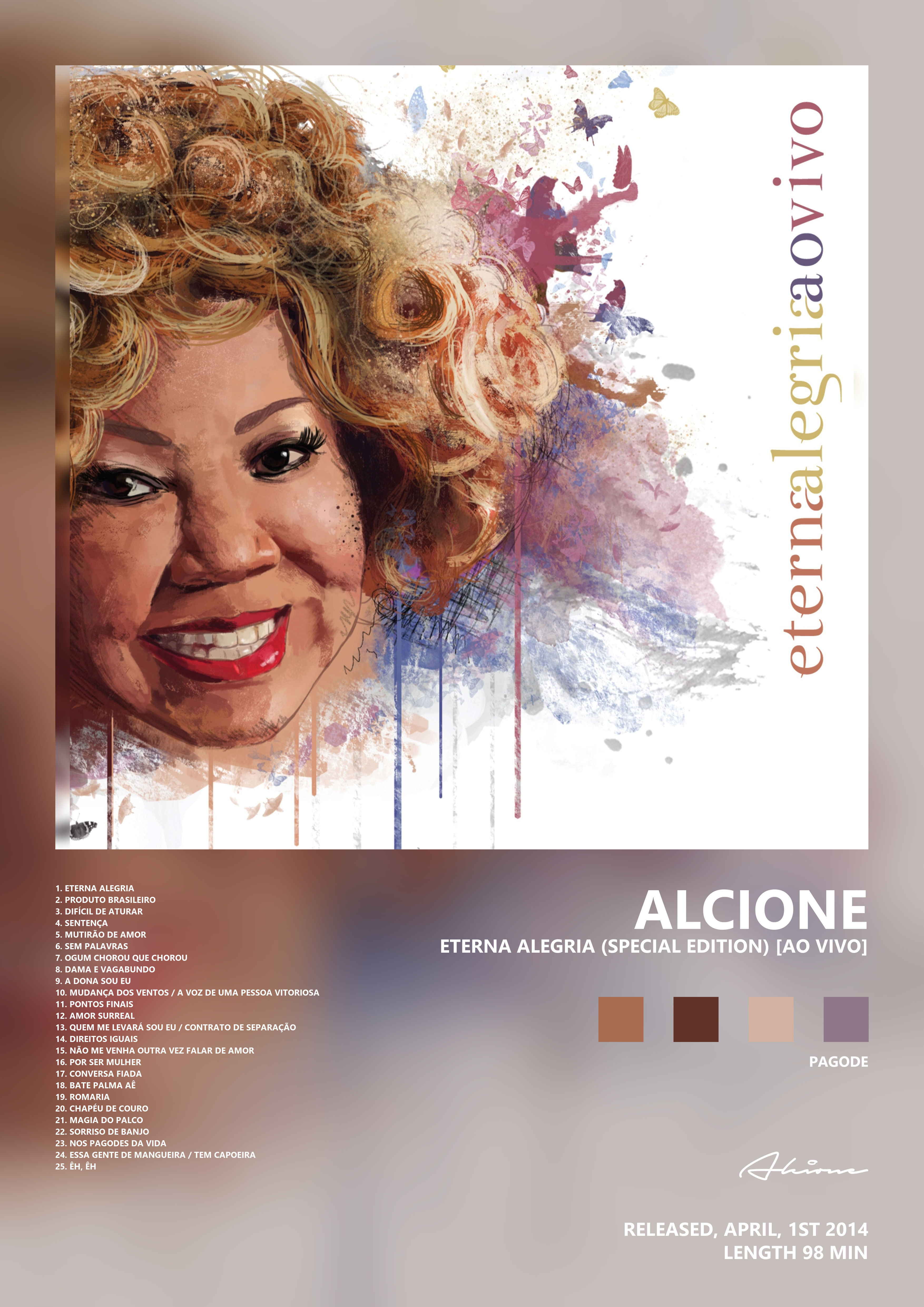 Music poster: Alcione - Eterna Alegria Special Edition Ao Vivo