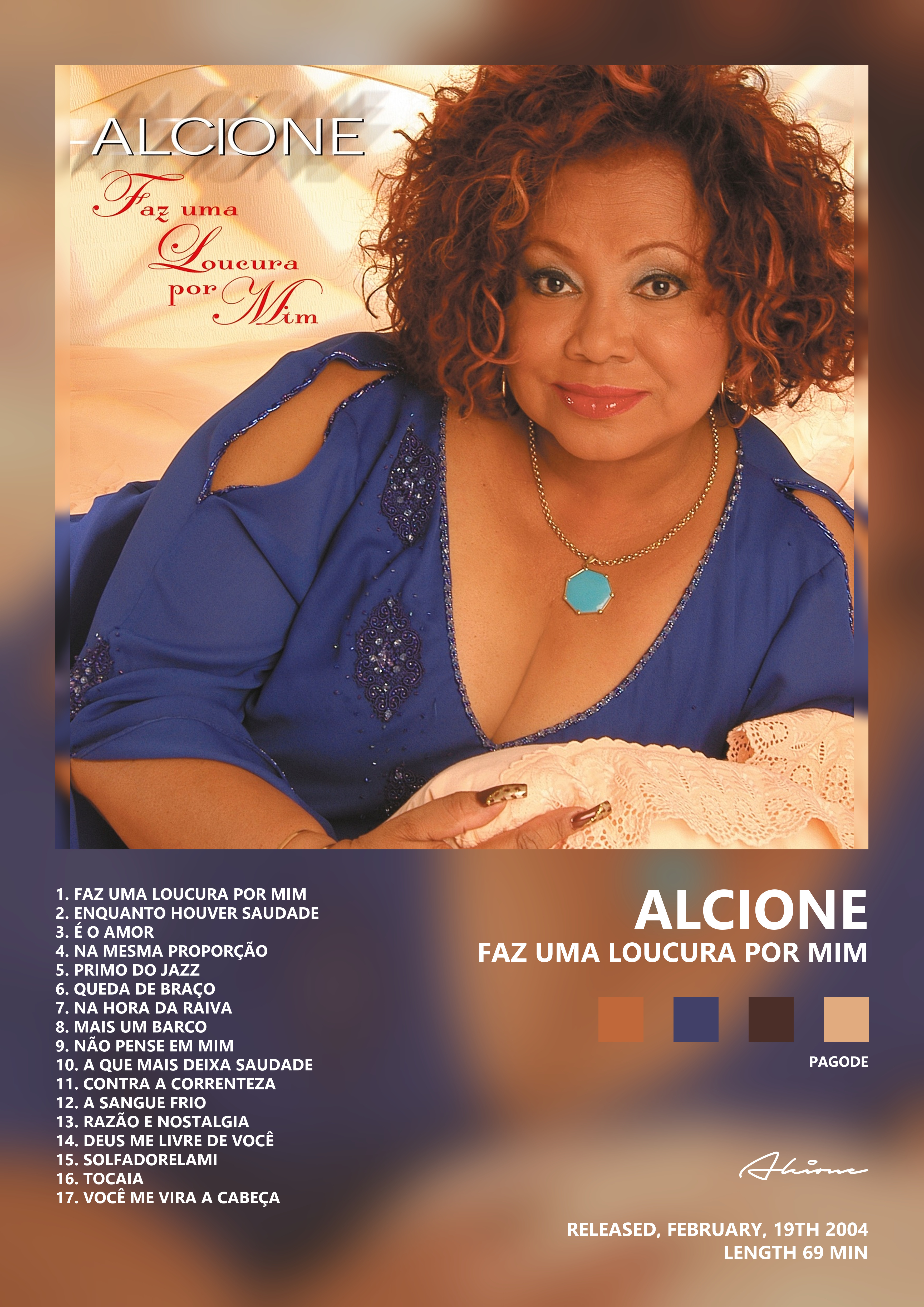 Music poster: Alcione - Faz Uma Loucura Por Mim