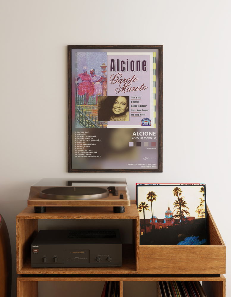 Music poster: Alcione - Garoto Maroto