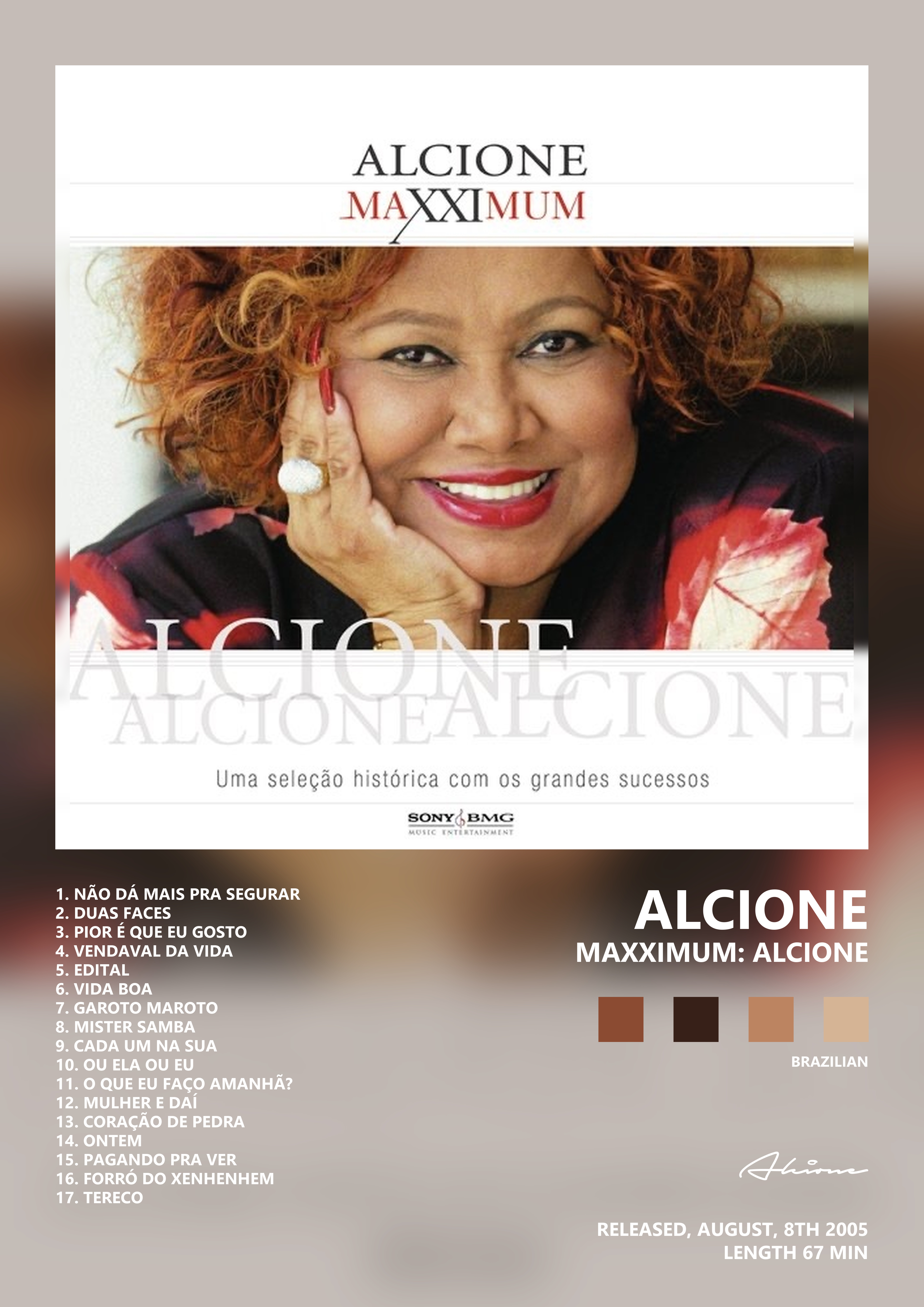 Music poster: Alcione - Maxximum Alcione