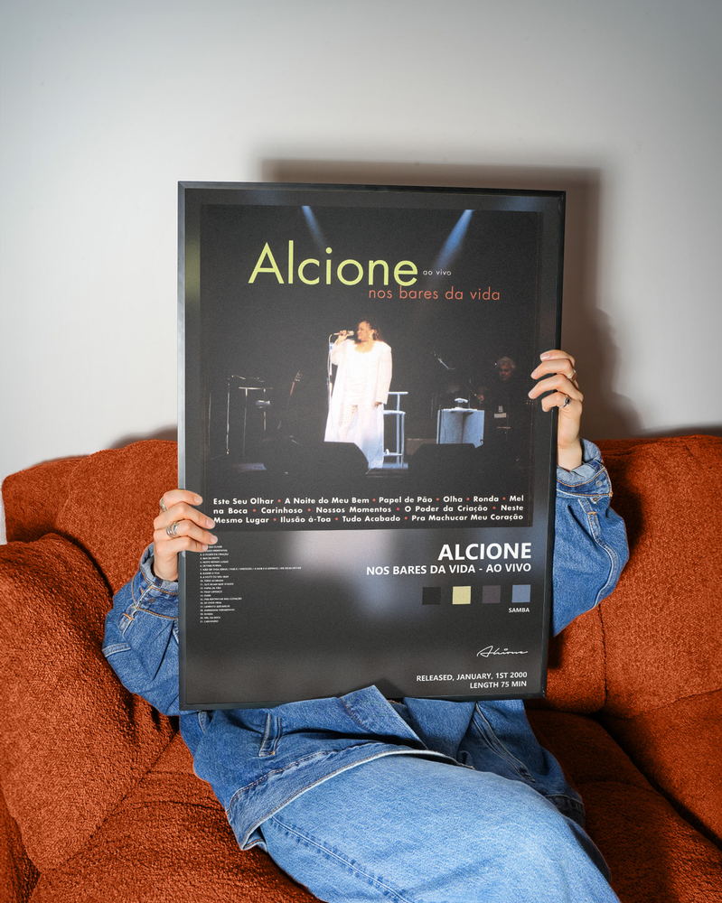 Music poster: Alcione - Nos Bares da Vida - Ao Vivo