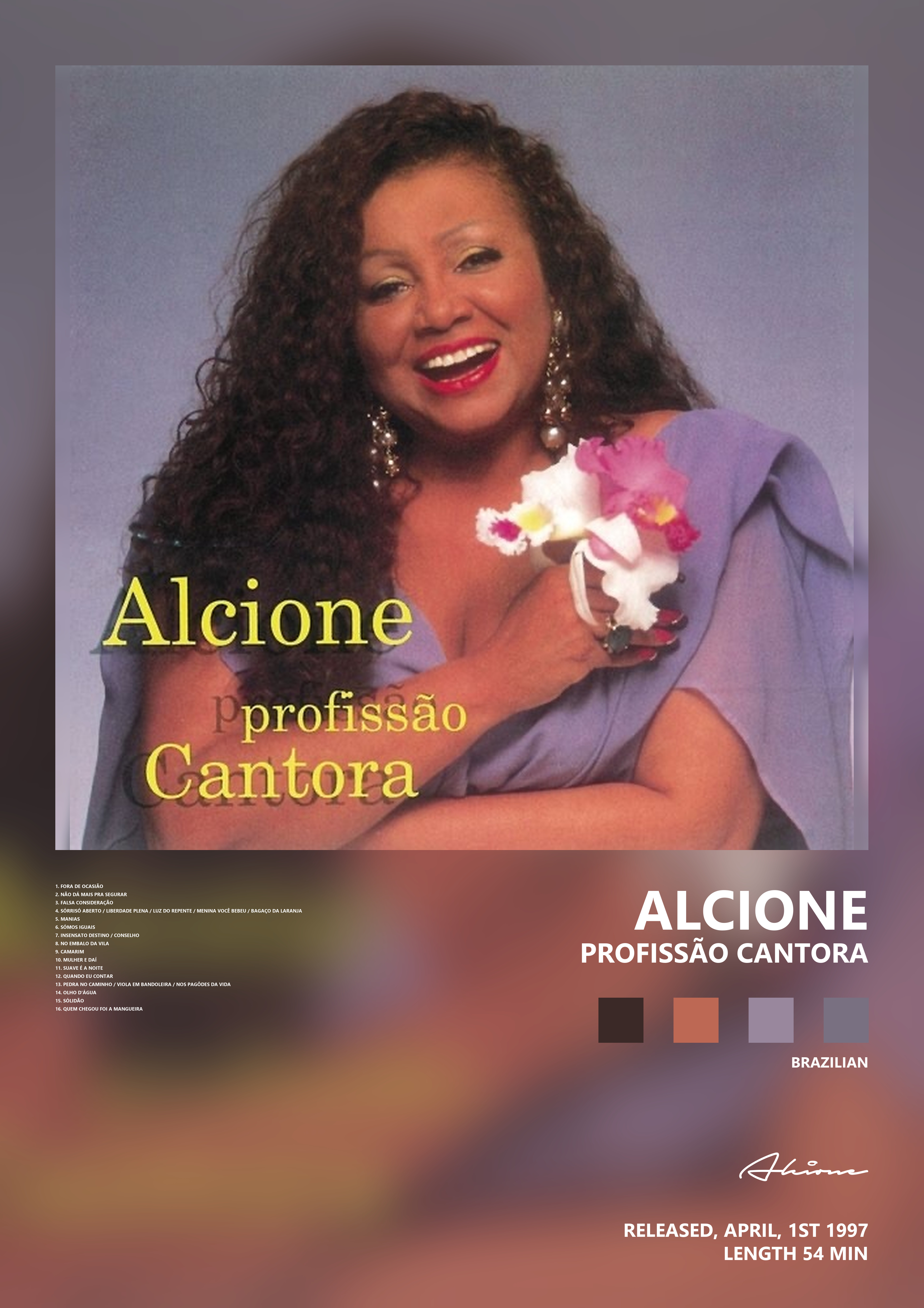 Music poster: Alcione - Profissão Cantora