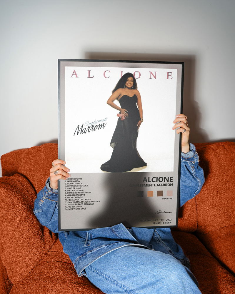 Music poster: Alcione - Simplesmente Marron
