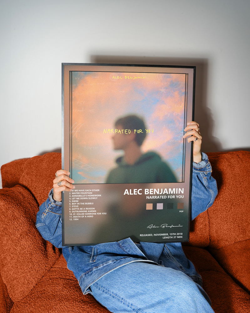 Music poster: Alec Benjamin - Narrated for You