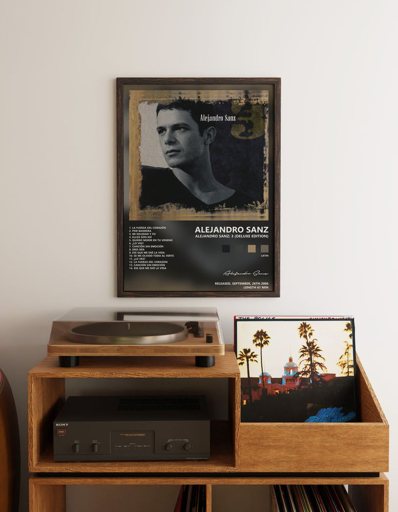 Music poster: Alejandro Sanz - Alejandro Sanz 3 Deluxe Edition