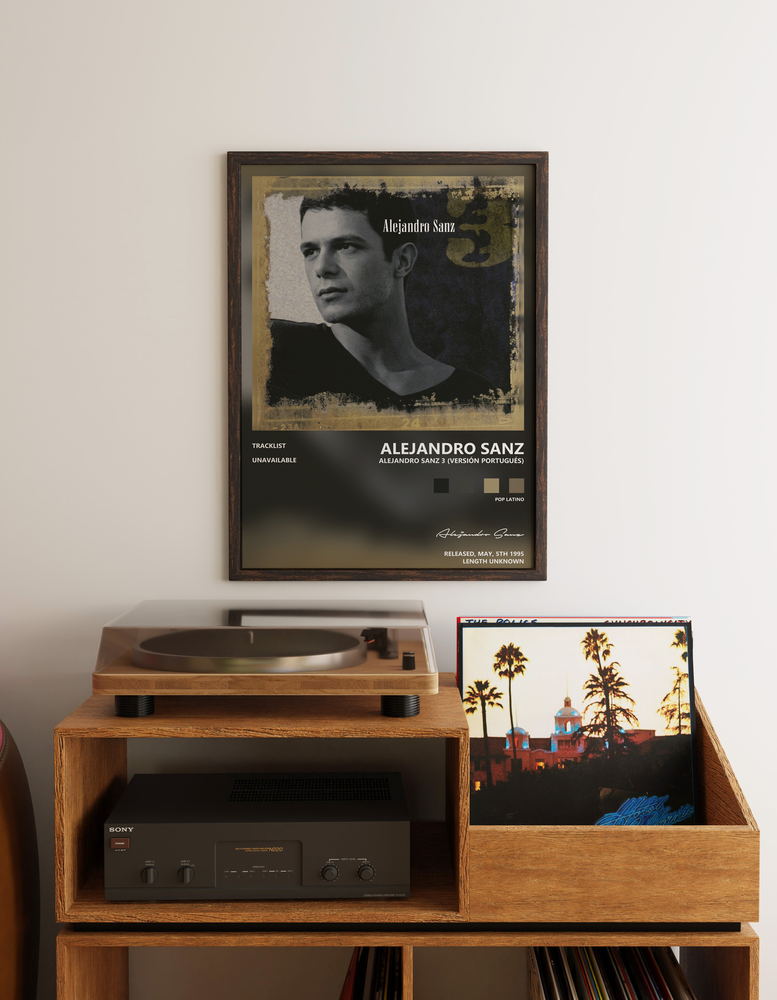 Music poster: Alejandro Sanz - Alejandro Sanz 3 Versión Portugués