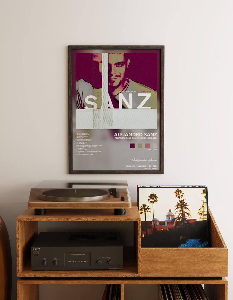 Music poster: Alejandro Sanz - Alejandro Sanz Grandes Éxitos 1997-2004