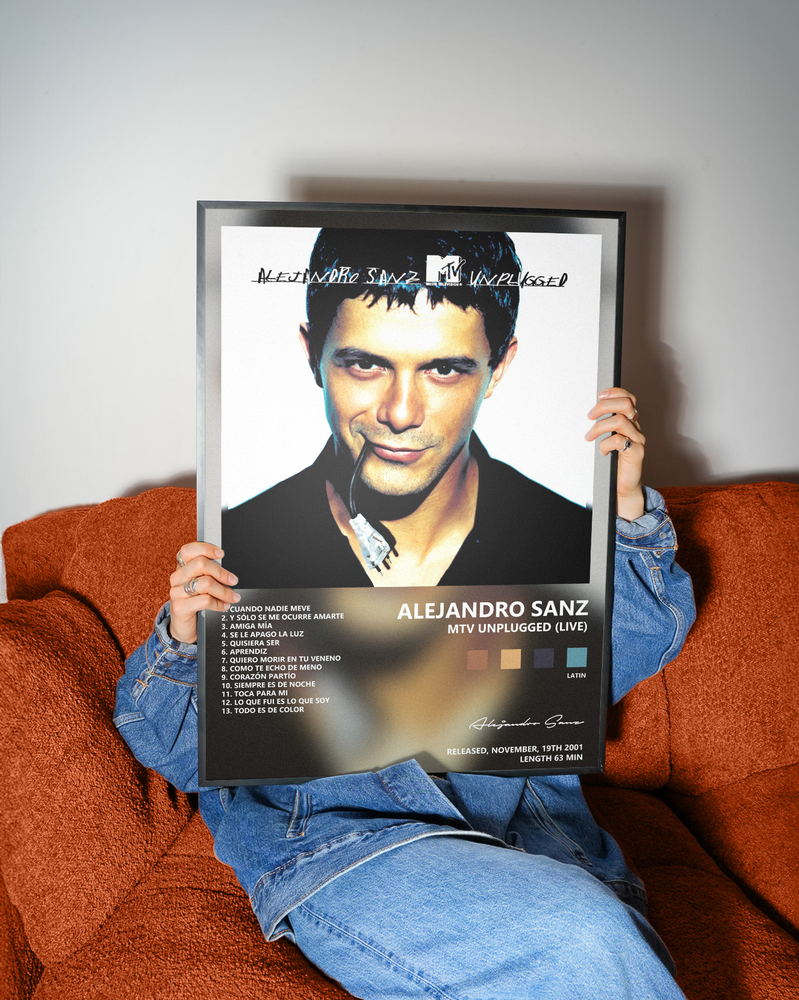 Music poster: Alejandro Sanz - MTV Unplugged Live