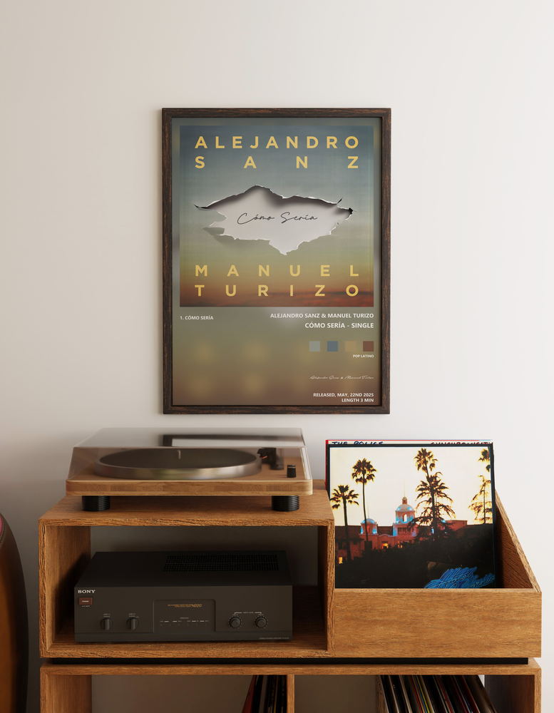 Music poster: Alejandro Sanz Manuel Turizo - Cómo sería - Single