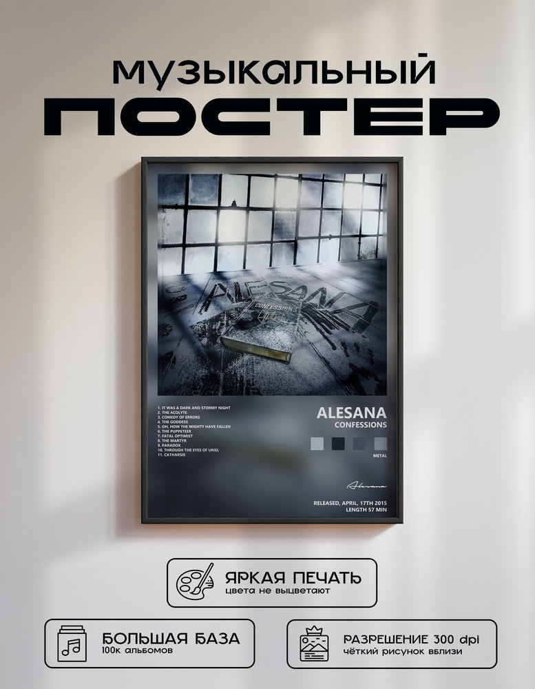 Music poster: Alesana - Confessions