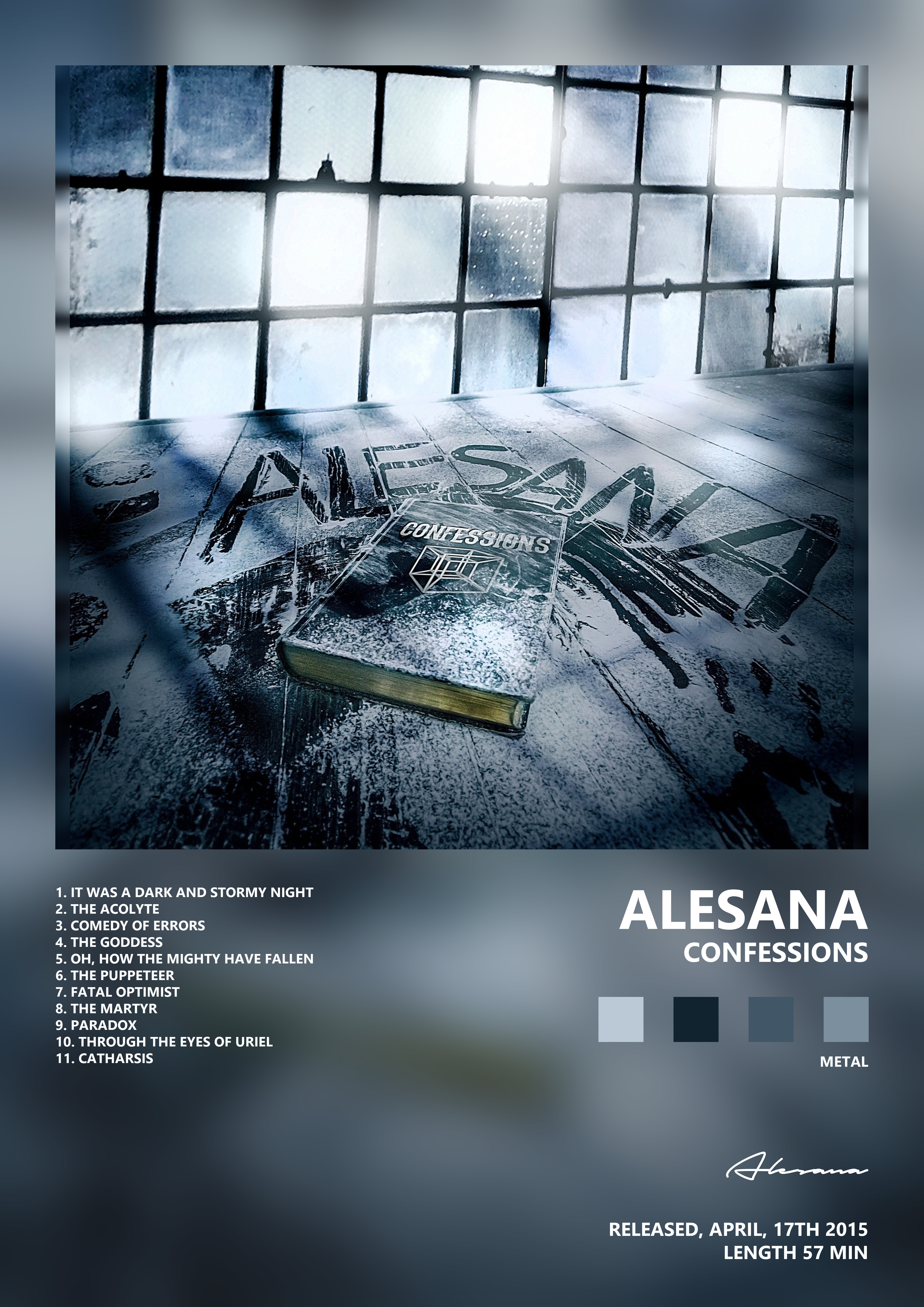 Music poster: Alesana - Confessions