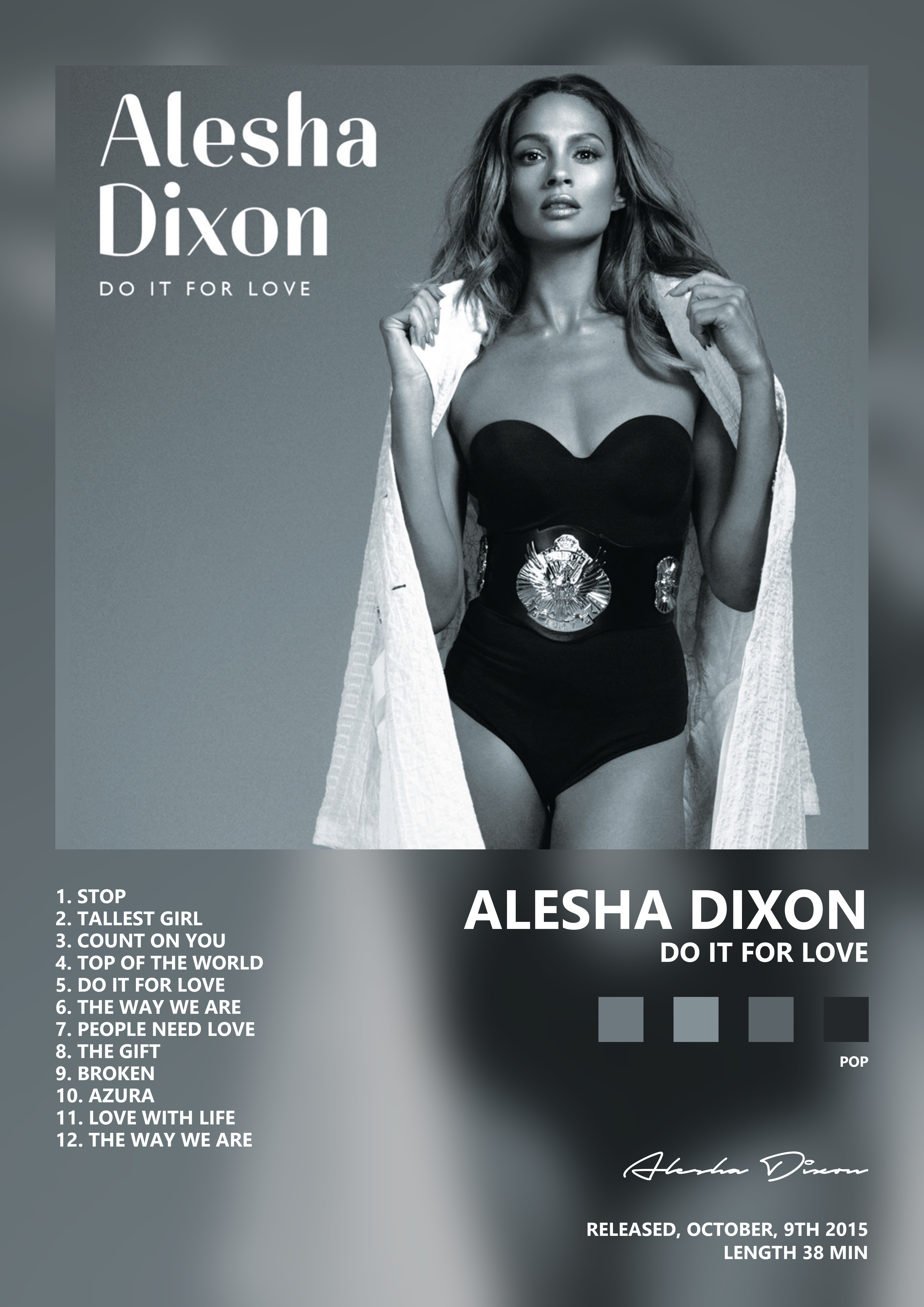 Music poster: Alesha Dixon - Do It For Love