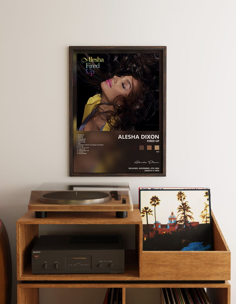 Music poster: Alesha Dixon - Fired Up