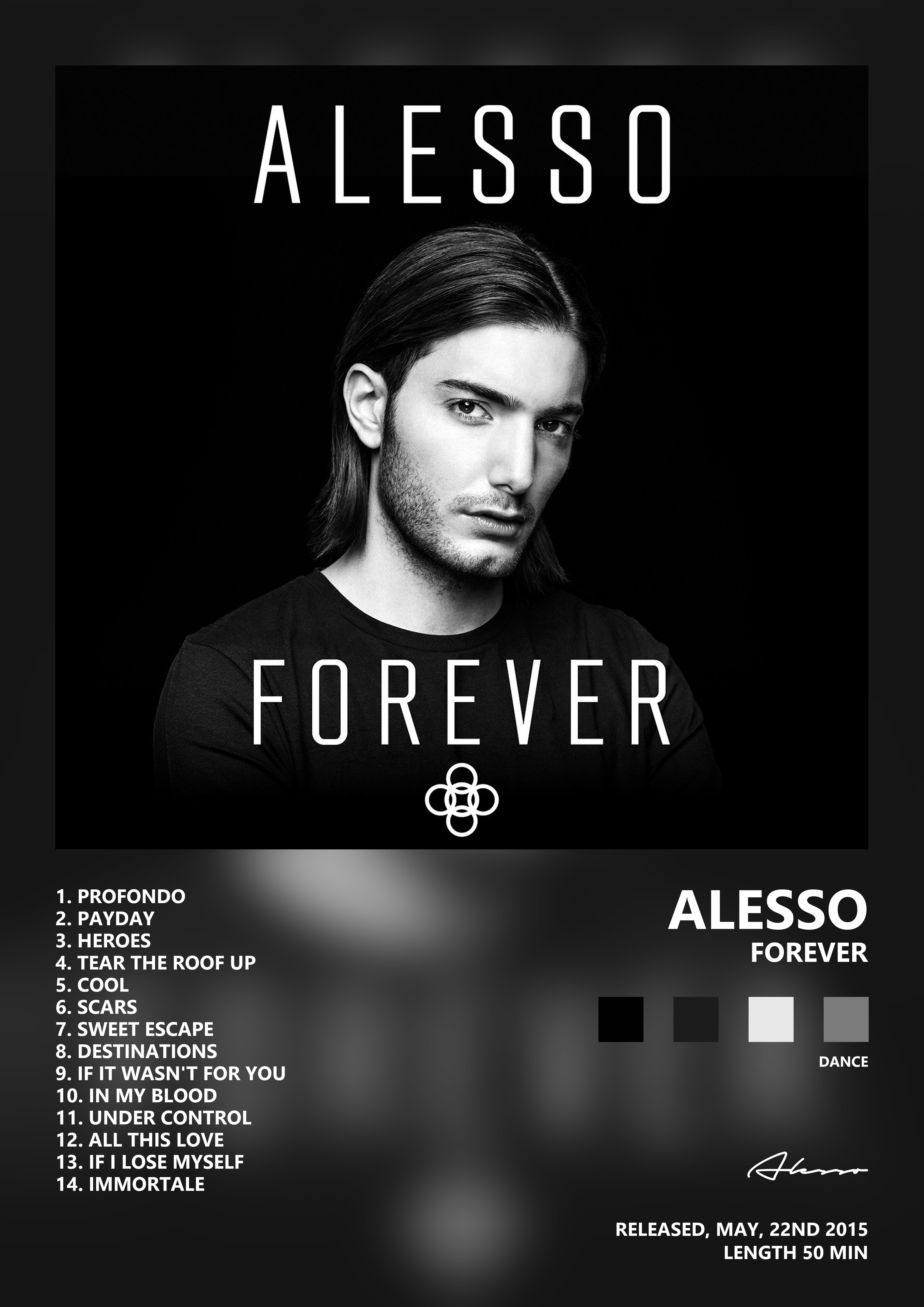 Music poster: Alesso - Forever