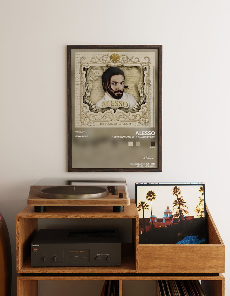 Music poster: Alesso - Tomorrowland 2019 Alesso DJ Mix