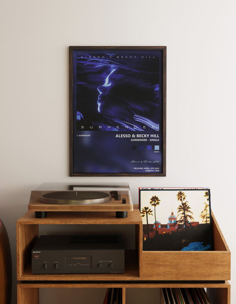 Music poster: Alesso Becky Hill - Surrender - Single
