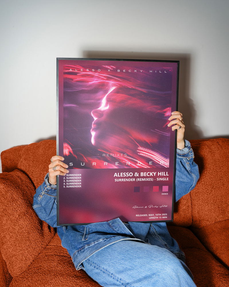 Music poster: Alesso Becky Hill - Surrender Remixes - Single