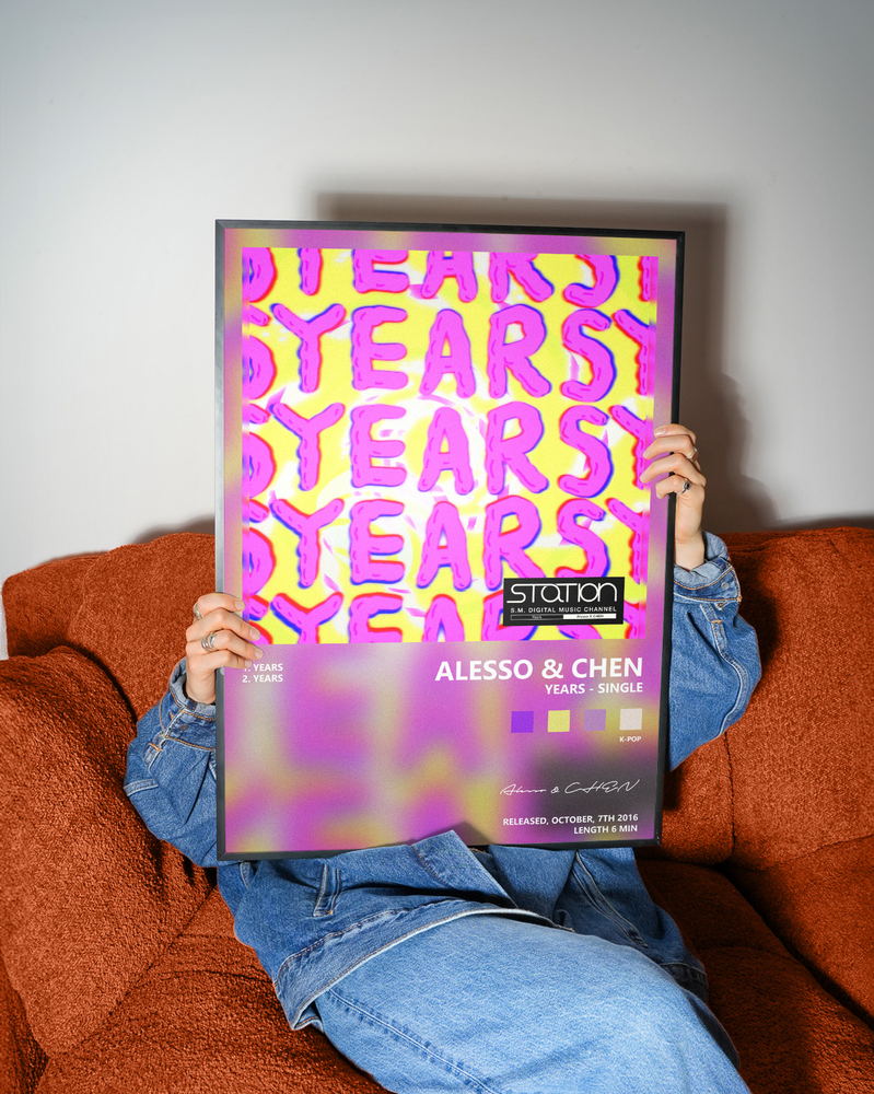 Music poster: Alesso CHEN - Years - Single