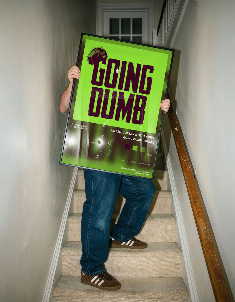 Music poster: Alesso CORSAK Stray Kids - Going Dumb - Single