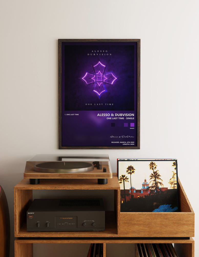 Music poster: Alesso DubVision - One Last Time - Single