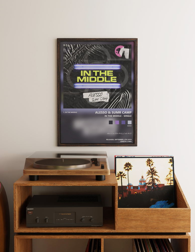 Music poster: Alesso SUMR CAMP - In the Middle - Single