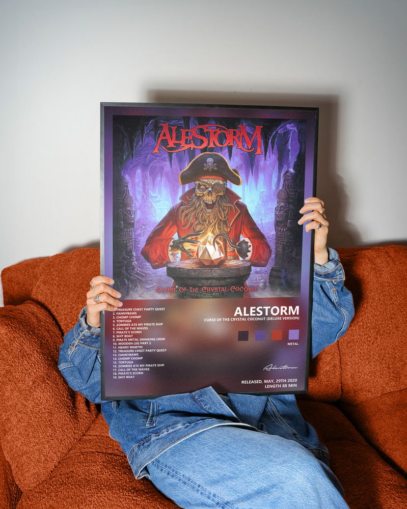 Music poster: Alestorm - Curse of the Crystal Coconut Deluxe Version