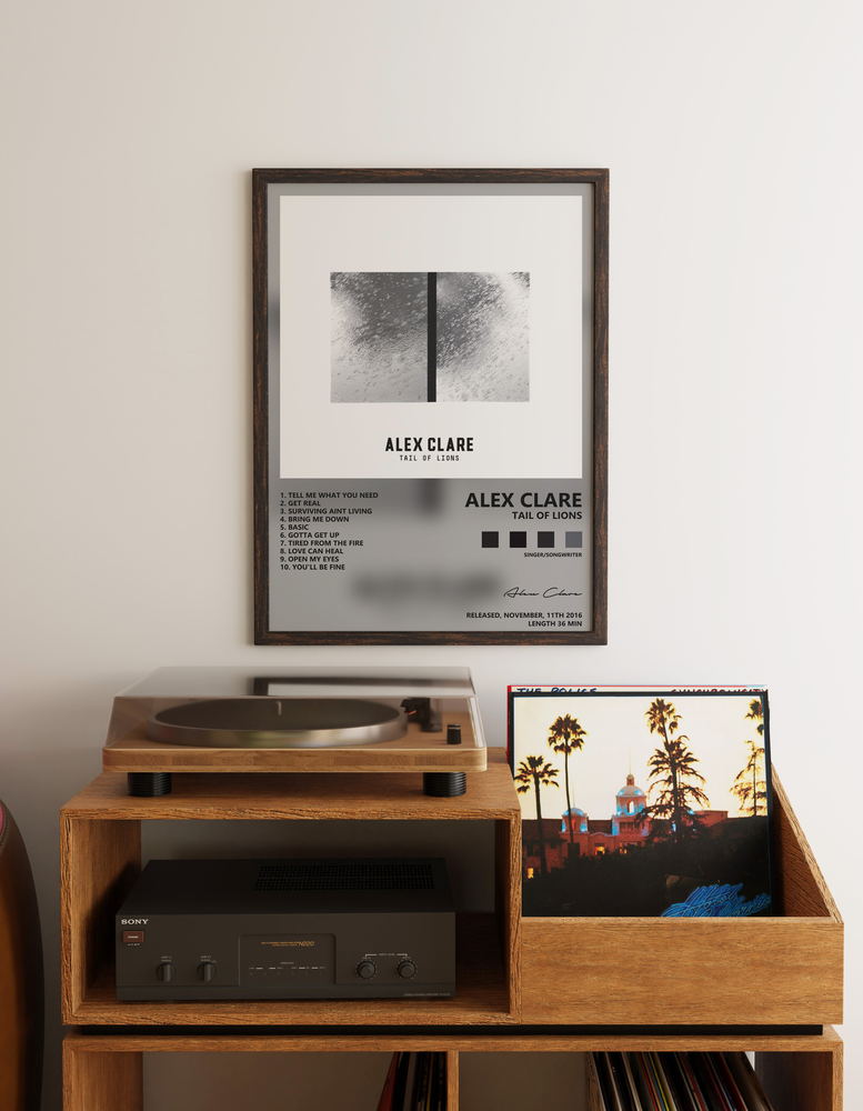 Music poster: Alex Clare - Tail of Lions